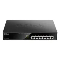 D-Link DGS-1008MP 8-portos asztali Gigabit PoE switch 8 PoE portok, max 140W, IEEE 802.3af at, unmanaged