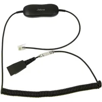 Jabra 88001-04 GN1216 fejhallgató-csatlakozókábel QD-RJ9 fekete