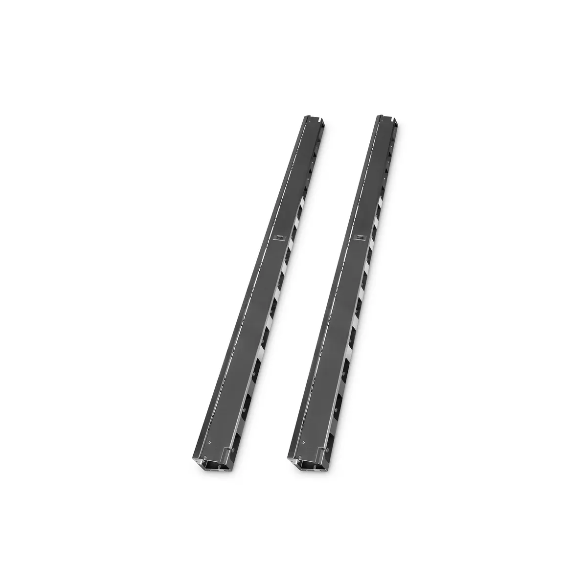 Assmann DN-19 ORG-42U-B Kábelkezelő panel Acél Fekete 42U 2 darab csomag #1