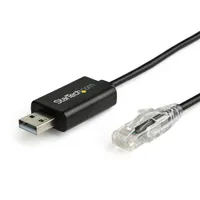 Startech.com ICUSBROLLOVR usb konzol kábel rj-45 usb 2.0 type-a 1,8 m fekete