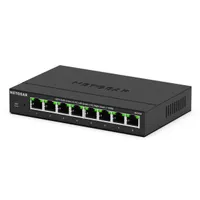 Netgear MS308E-100EUS 8-portos 2,5G UM Plus kapcsoló nem menedzselt RJ-45 8x 2,5G LAN, 40 Gbps, MAC-tábla 16000 bejegyzés, falra szerelhető, DC 12 V
