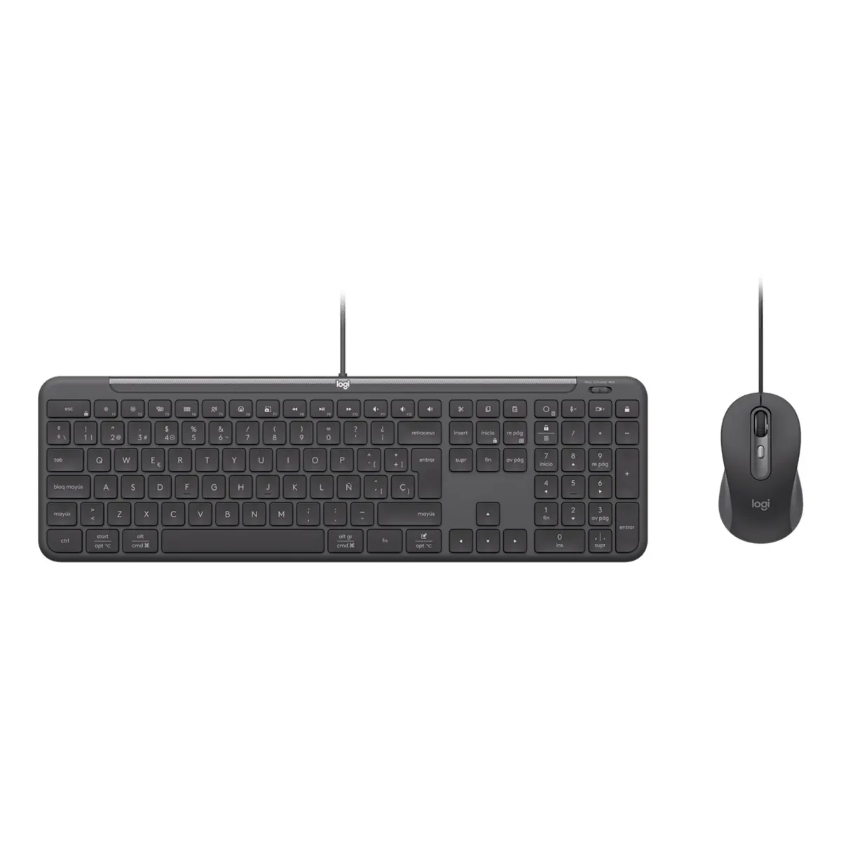 Logitech 920-013343 vezetékes combo MK620 üzleti grafit 1,8 m USB ollós billentyűzet QWERTZ egérrel #1