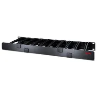 APC AR8612 Kábelkezelő panel 1U 6in mély egyoldalas fedéllel fekete