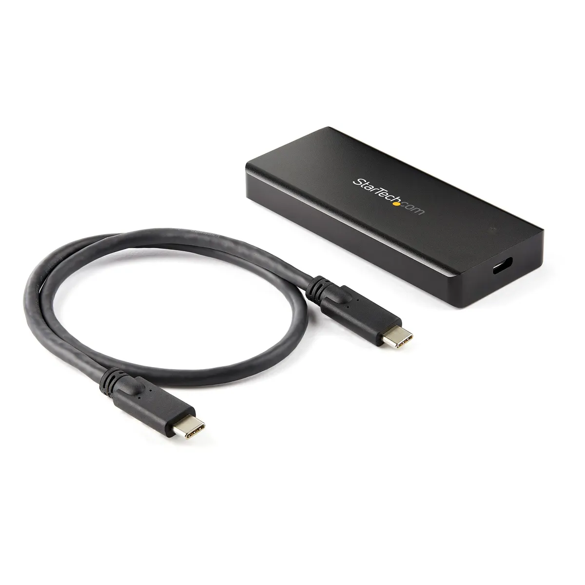 Startech.com M2E1BRU31C külső M.2 NVMe SSD ház 1 meghajtó PCIe 3.0 USB-C 10Gbps IP67 fekete #1