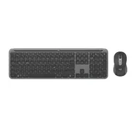 Logitech 920-012483 Signature Slim MK950 vezeték nélküli billentyűzet és egér páros, RF vezeték nélküli és Bluetooth, QWERTZ, grafit