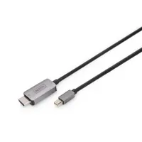 Assmann DB-340109-010-S 1 m Mini DisplayPort HDMI adapterkábel