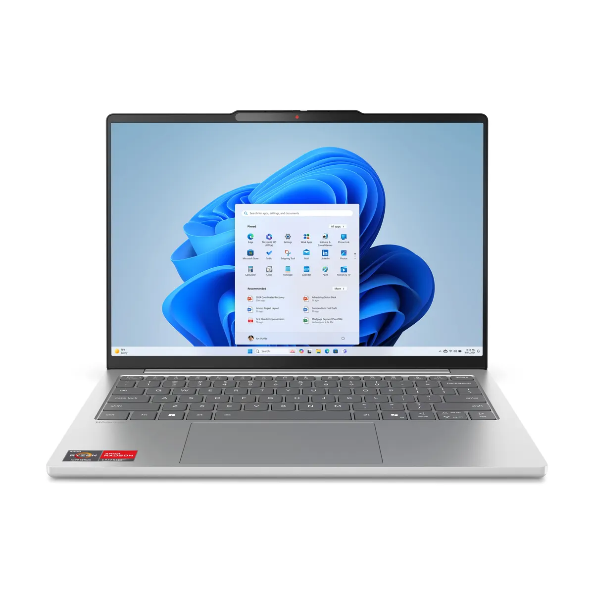 Lenovo 83J2004DHV IdeaPad Slim 5 13ARP10 AMD Ryzen 5 7535HS 16GB LPDDR5x 512GB SSD 13.3" WUXGA Windows 11 Home Szürke #1