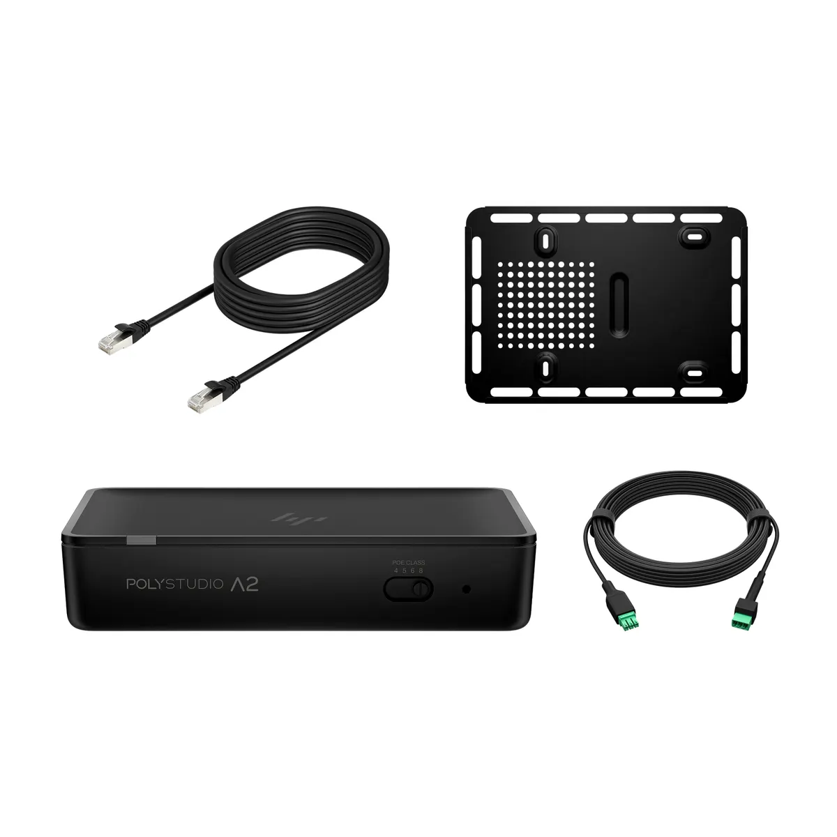 Poly B22X2AA#AC3 Studio A2 Audio Bridge CAT6A Mikrofon-kiegészítő kábel és szerelőlemez kompatibilis Studio G62, X72, V72, X52 #1