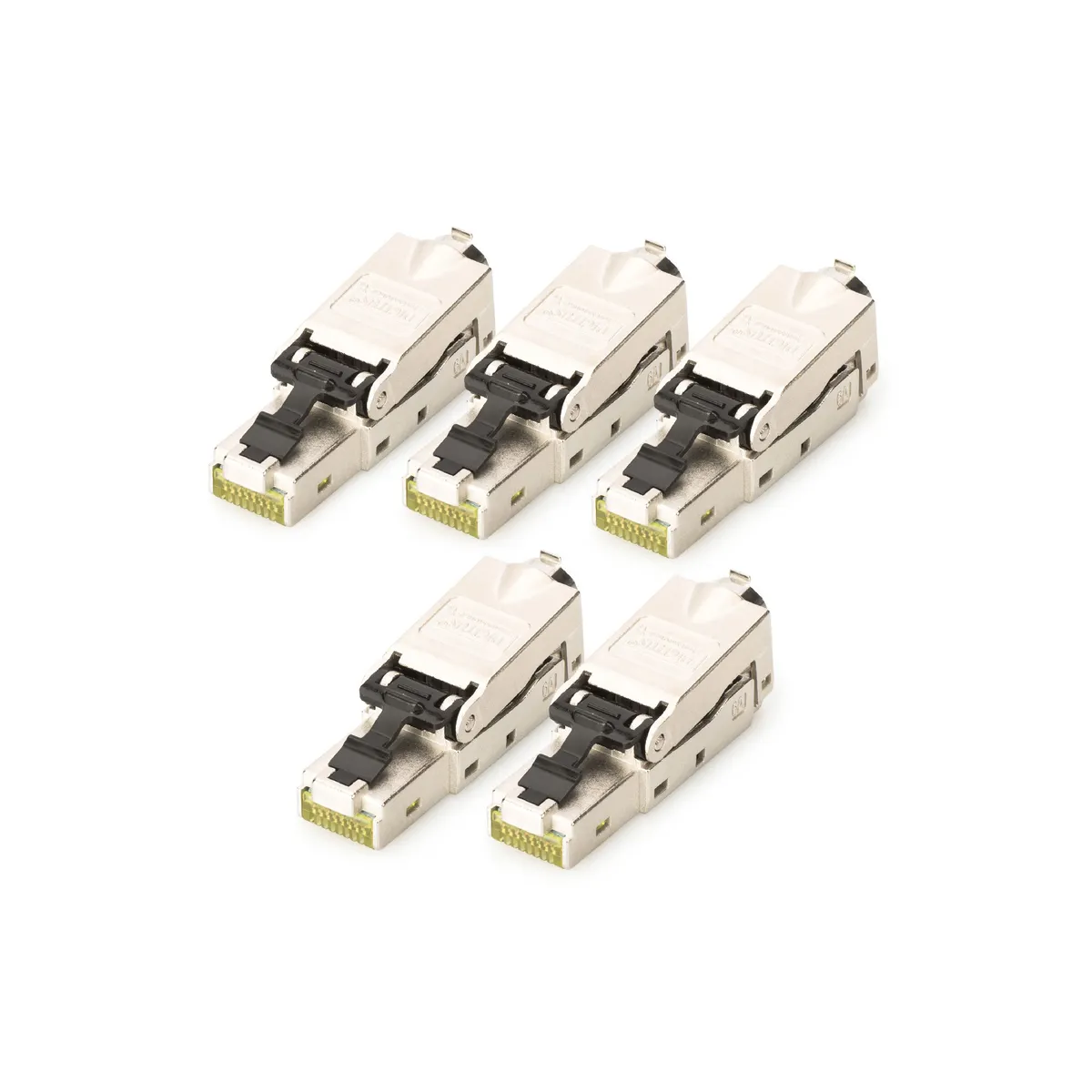 Assmann DN-93631-5 CAT 6A terepi csatlakozó RJ-45 ezüst 5 db #1