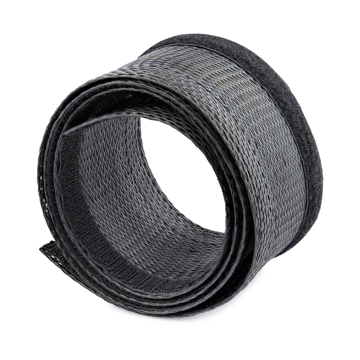 Startech.com WKSTNCMFLX Kábelharisnya padló fekete 90 mm 3100 mm 3 mm #1