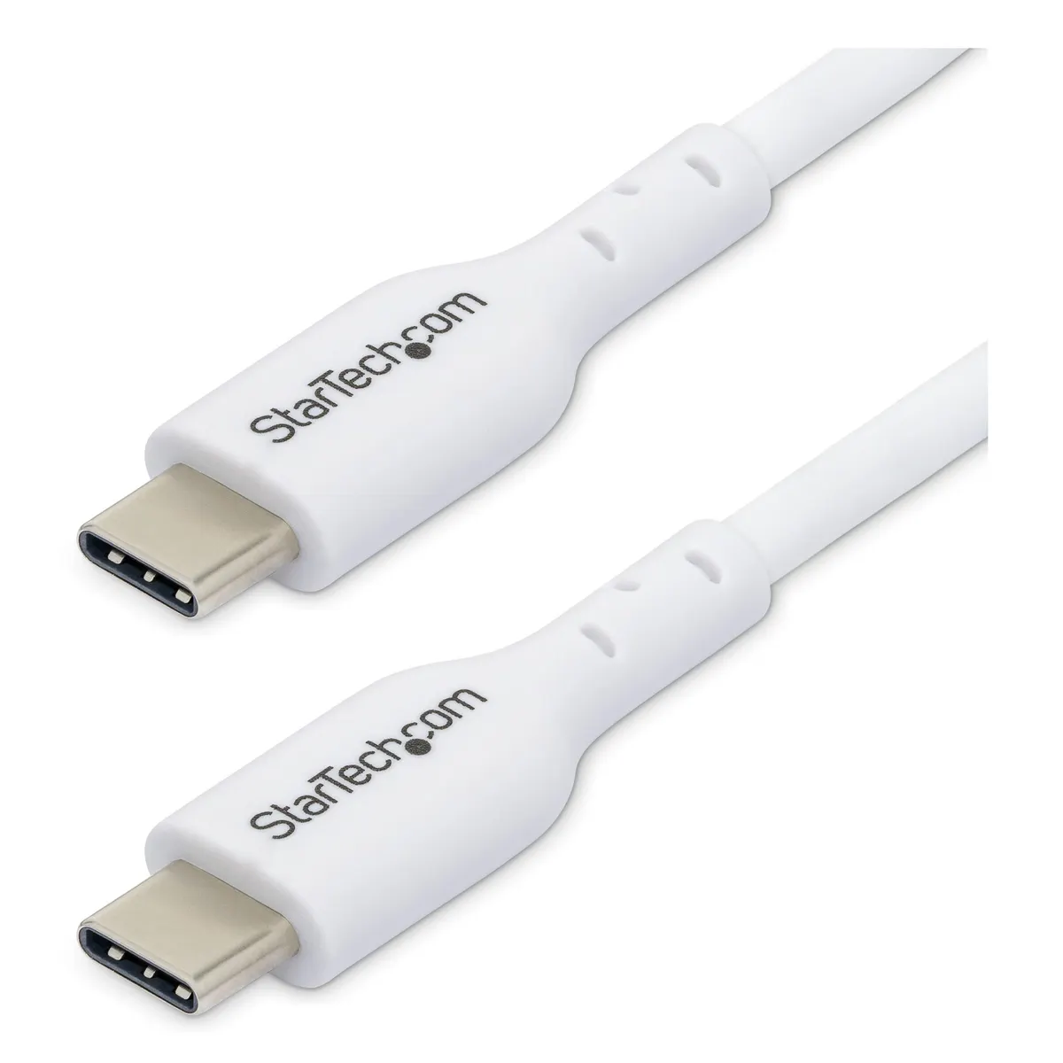 Startech.com USB2CC1MNCWHE 1 m fehér USB-C töltőkábel 60W Power Delivery M M Type-C #1