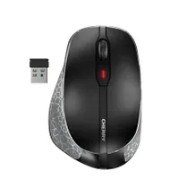 Cherry JW-8600 MW 8C ERGO optikai egér, USB-Bluetooth, 3000 DPI, 6 gomb, fekete