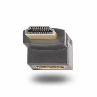 Startech.com HDMI2HDMIMFDN M-F HDMI adapter 90 fokos HDMI 2.0 4K 60Hz fekete