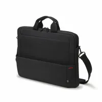 Dicota D31838-RPET eco slim case plus base 15.6" hordozó fogantyú vállpánt monokróm