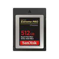 Sandisk SDCFE-512G-GN4NN Extreme Pro CFexpress 512GB Type B 1700 MBps 1400 MBps RescuePRO Deluxe