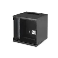 Assmann DN-49101 falra szerelhető szekrény 6U 60 kg fekete 325x315x300 mm biztonsági kulcs kábelvezetés