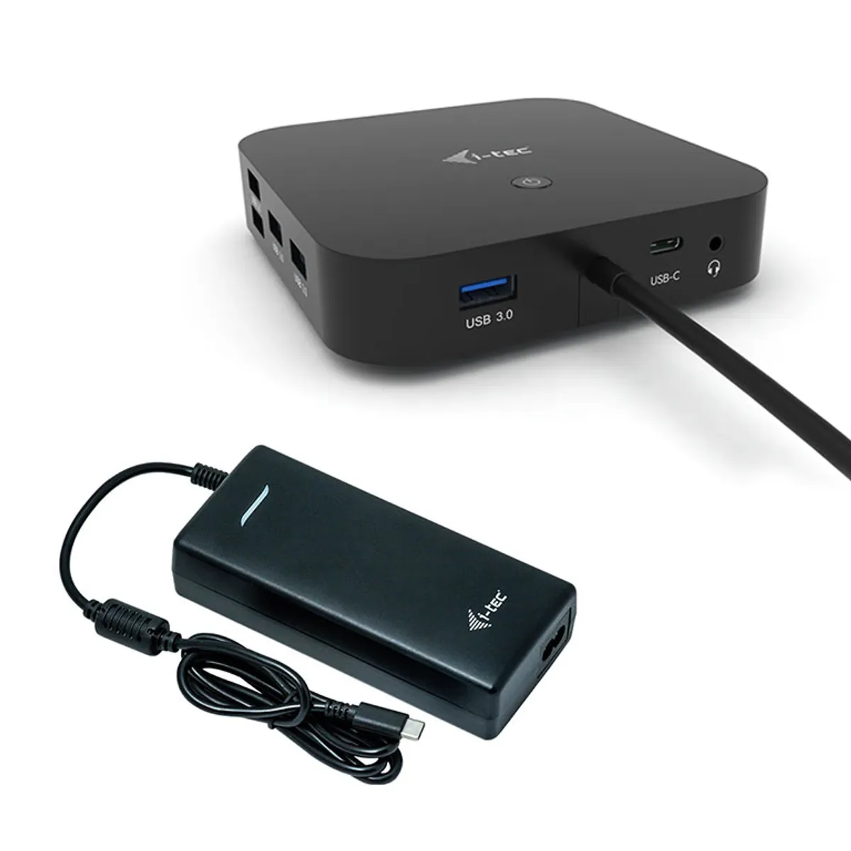 i-tec C31DUALDPDOCKPD100W USB-C notebook dokkoló fekete #1