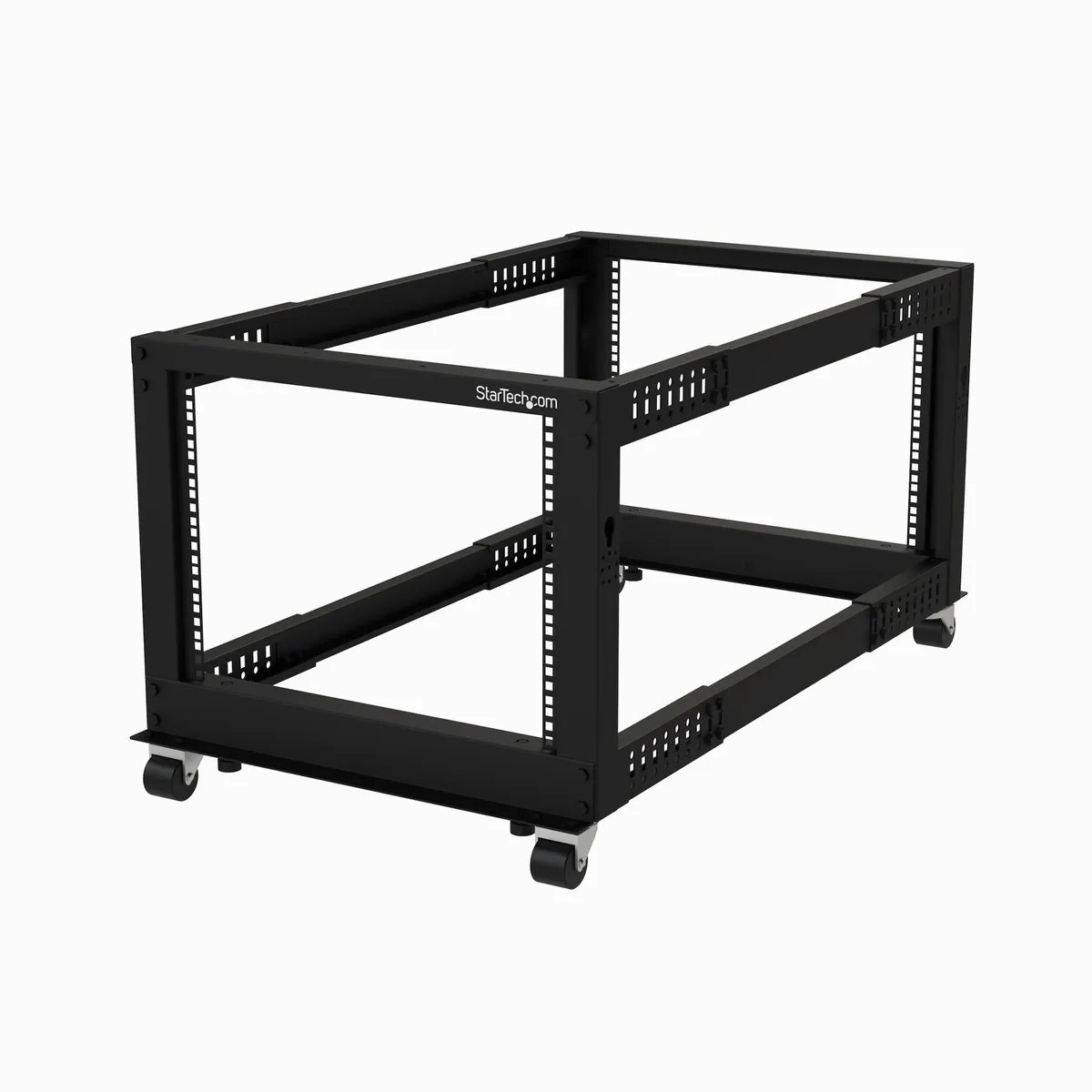 Startech.com 4POSTRACK8U nyitott keretes rack 8U - 4POST, kábelvezetés, önbeálló kerekek #1