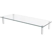 Assmann DA-90358 Digitus universal glass monitor riser 20 kg max, min. képernyőméret: 13", max. kompatibilis képernyőméret: 32", szín: átlátszó