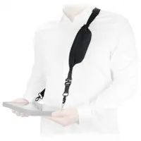 Mobilis 001092 Univerzális vállpánt bővíthető zsebbel Szín Fekete Zárás Cipzár Hossz 121-178 cm Szélesség 25 mm