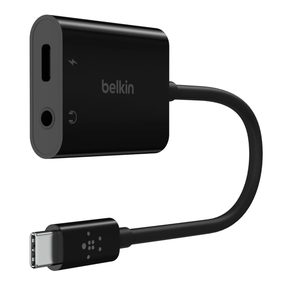 Belkin NPA004BTBK RockStar 3.5mm audio és USB-C töltő adapter #1