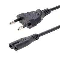 Startech.com PXTNB2SEU1M 1 m EU dugó CEE7-16 C7 tápkábel H03VVH2-F 250 V