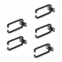 Startech.com CMHOOK1UN5PK RACK CABLE MANAGEMENT D-RING Típus Kábelgyűrű Készülékház anyaga Acél Termék színe Fekete Mennyiség 5 db