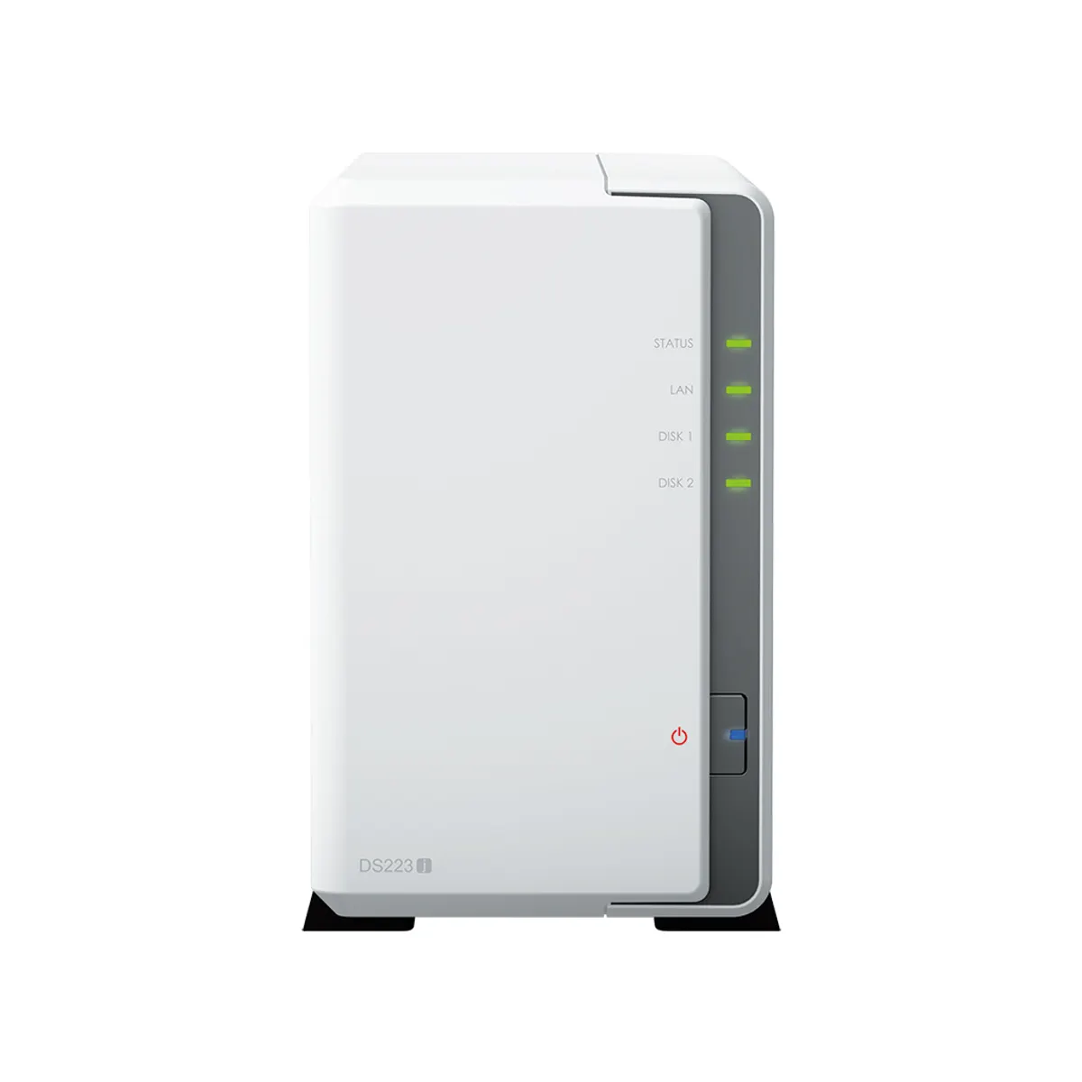 Synology DS223J DiskStation 2 fiókos RTD1619B 1 GB DDR4 1 GbE 2x USB 3.2 Gen1 #1