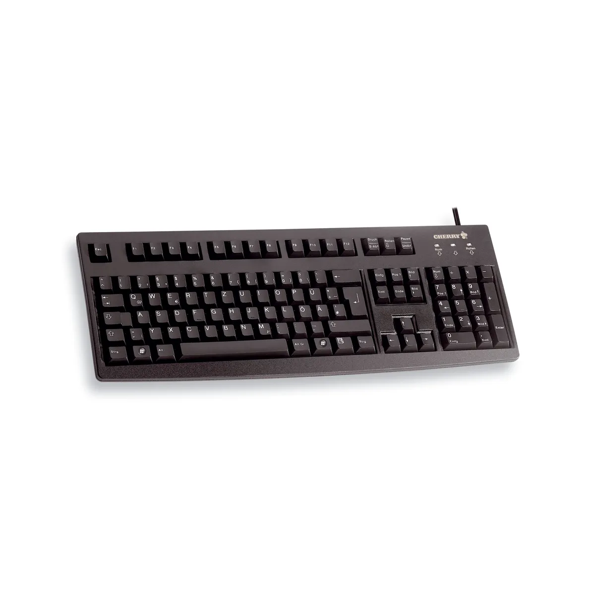 Cherry G83-6105LUNDE-2 G83-6105LUNDE 105 billentyűs, usb, qwertz, fekete, 1,75 m #1