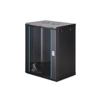 Assmann DN-37113 16U falra szerelhető keret 600 x 450 mm IP20 fekete biztonsági kulcs kábelvezetés összeszerelés szükséges
