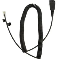 Jabra 8800-01-06 kábel qd-rj10 spirál 0,5-2 m Siemens kompatibilitás fekete