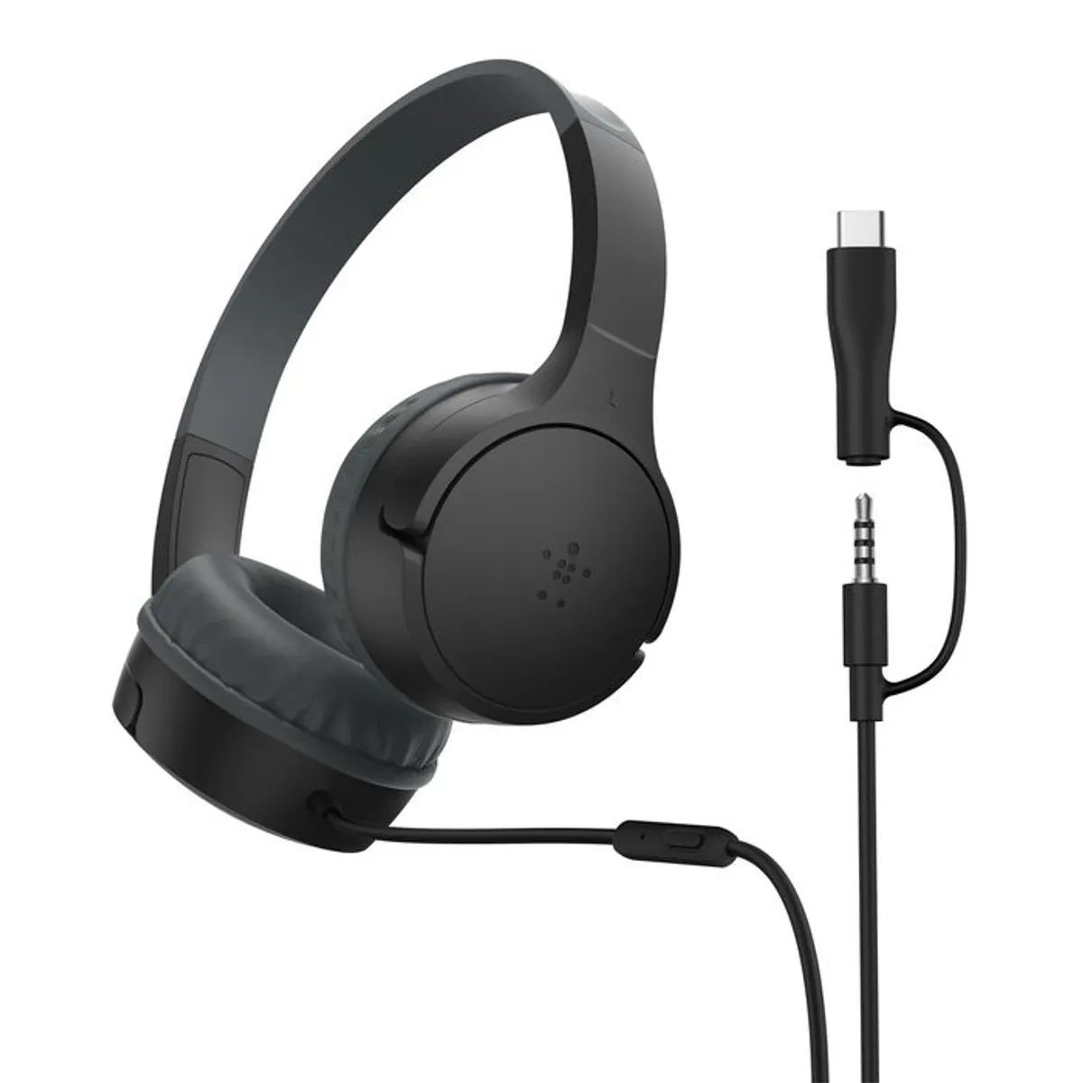 Belkin AUD010HQBK SoundForm Mini vezetékes fejhallgató USB-C és 3,5 mm fekete #1