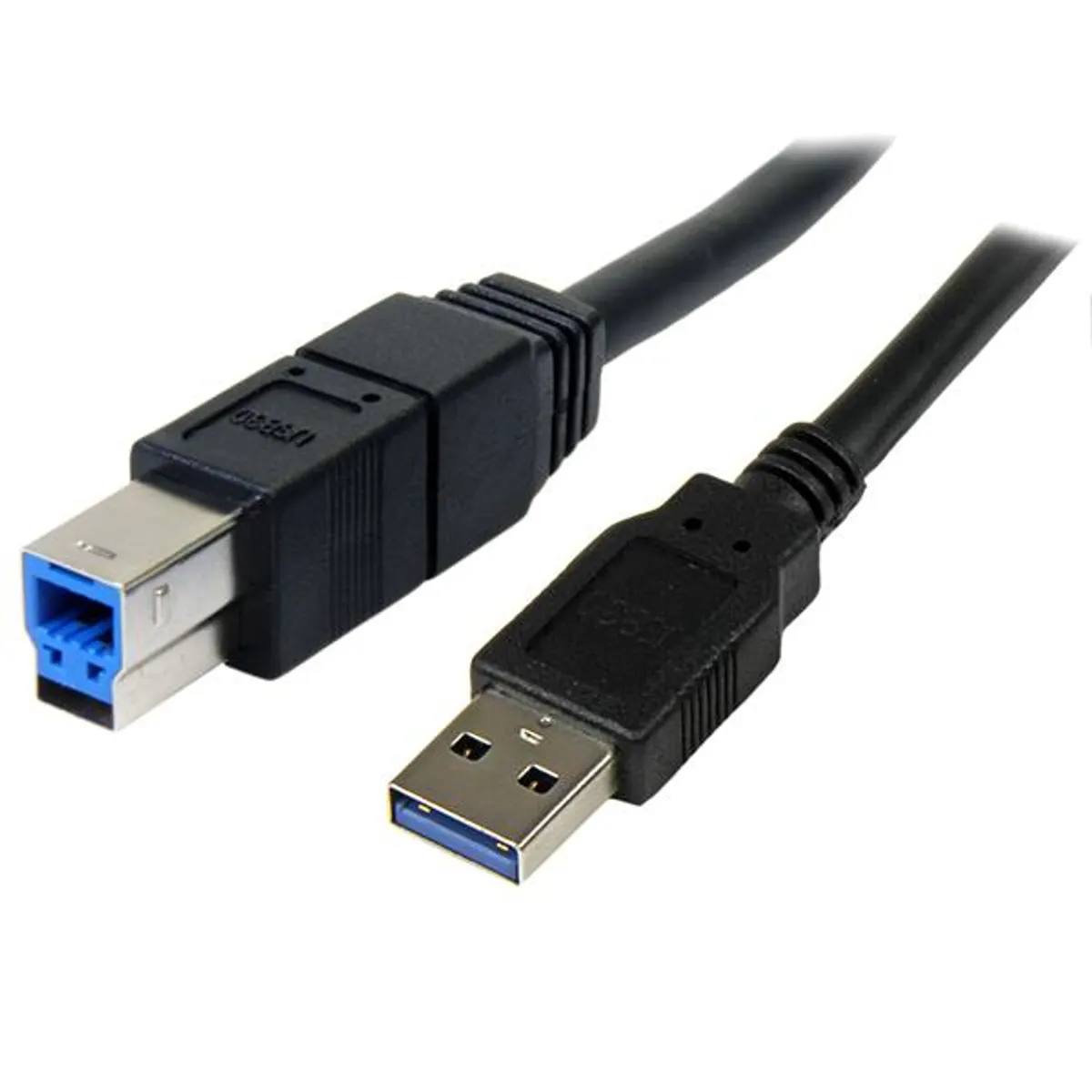 Startech.com USB3SAB3MBK USB A és USB B kábel 3 m USB 3.2 Gen 1 5 Gbps fekete #1