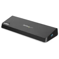 Startech.com USB3DOCKHDPC dokkoló állomás HDMI 4K USB 3.2 gen 1 Type-B Ethernet gigabit 3,5 mm audio fekete