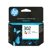HP Inc. F6U65AE#ABE 302 háromszínű eredeti tintapatron festék alapú tinta cián, magenta, sárga standard 150 oldal Gyűjtőcsomag 1 db