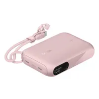 Belkin BPB027HQPK power bank 10000 mAh PD20W kijelző 2x USB-C rózsaszín
