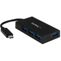 Startech.com HB30C4AFS 4-portos USB hub USB-C bemenet USB-A portok USB 3.2 Gen1 5 Gbps külső tápegység