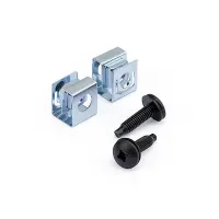 Startech.com CLPSCRW1032 Csavarozó készlet 10-32 19.05 mm 50 db fekete rozsdamentes acél