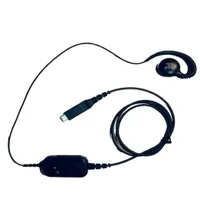 Zebra HDST-USBC-PTT1-01 USB-C fejhallgató PTT forgatható fülkagylóval, vezetékes, VoIP-kompatibilis, fekete