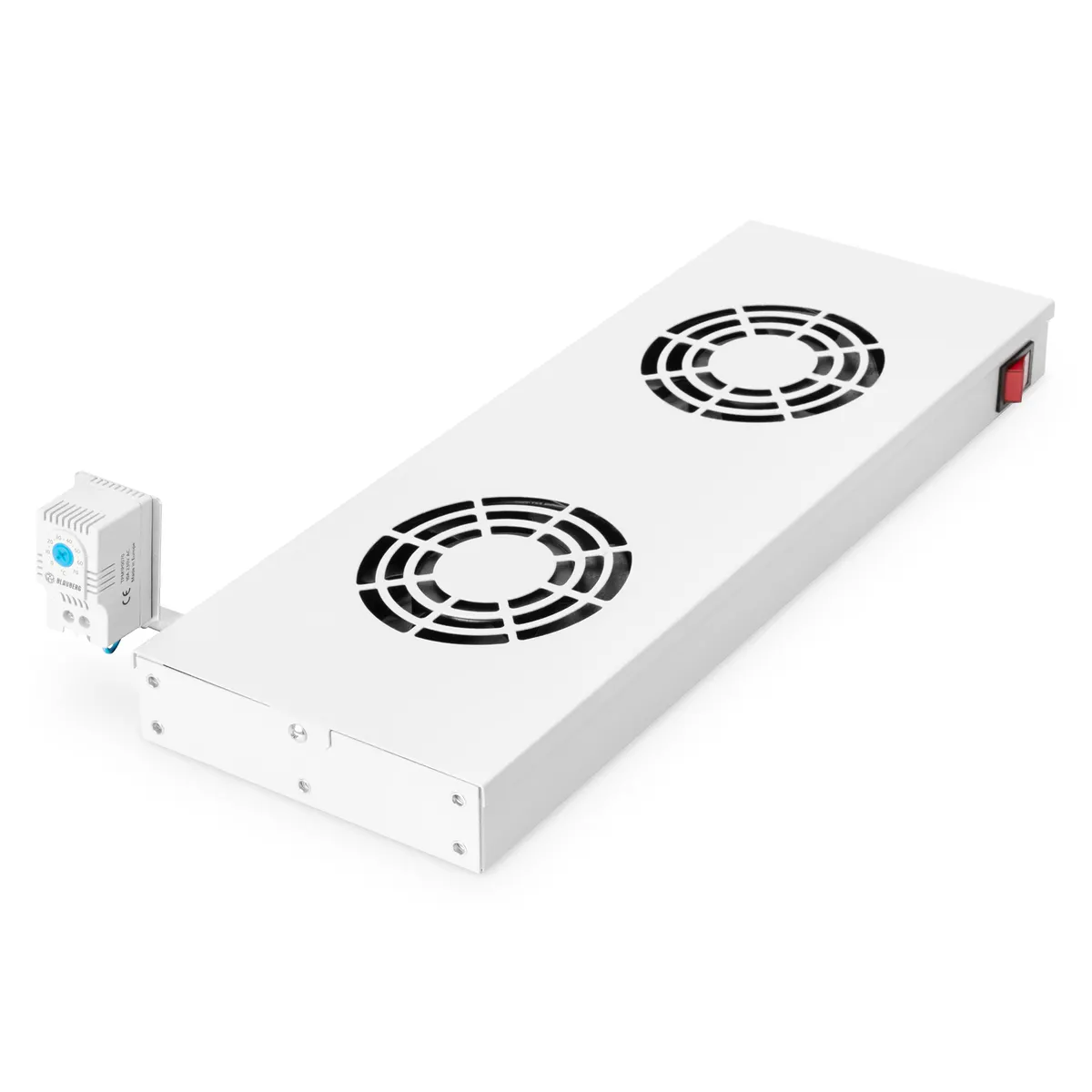 Assmann DN-19 FAN-2-HO rackbe szerelhető hűtőegység 2 ventilátor 276 m3h 483 mm 19" #1