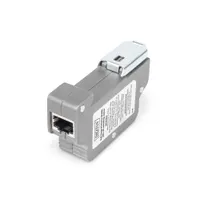 Assmann DN-95421 PoE túlfeszültségvédő RJ45 DIN-sínre szerelhető beltéri IP40, anyag cink, szín szürke