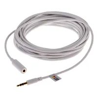 Axis 01589-001 hangkiegészítő kábel 3,5 mm férfi 3,5 mm női 5 m fehér