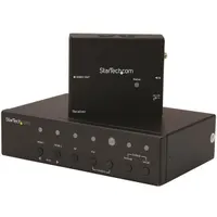 Startech.com STDHVHDBT VGA DP és HDMI átviteli extender CAT5e-CAT6 4K