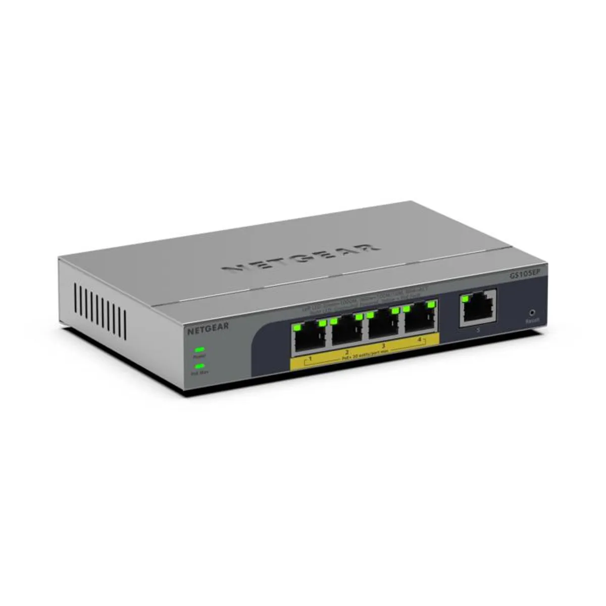 Netgear GS105EP-100EUS GS105EP 5-port 1G PoE 63 W nem menedzselt ventillátor nélküli #1