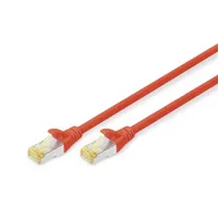 Assmann DK-1644-A-050/R CAT6A S-FTP patch kábel LSOH CU 5 m RJ-45 vörös