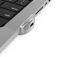 Self Positioning MBPR14LDG01KL zár adapter 14" ezüst kulcsos MacBook Pro 14" kompatibilitás M1-M2-M3