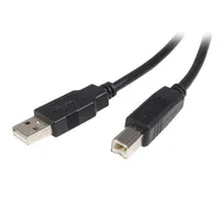 Startech.com USB2HAB1M USB A to USB B kábel 1 m USB 2.0 fekete