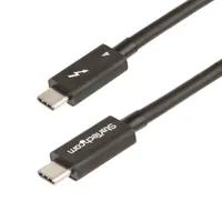 Startech.com TBLT4MM1M Thunderbolt-kábel USB-C 1 m 40 Gbps 100 W PD Intel-certified