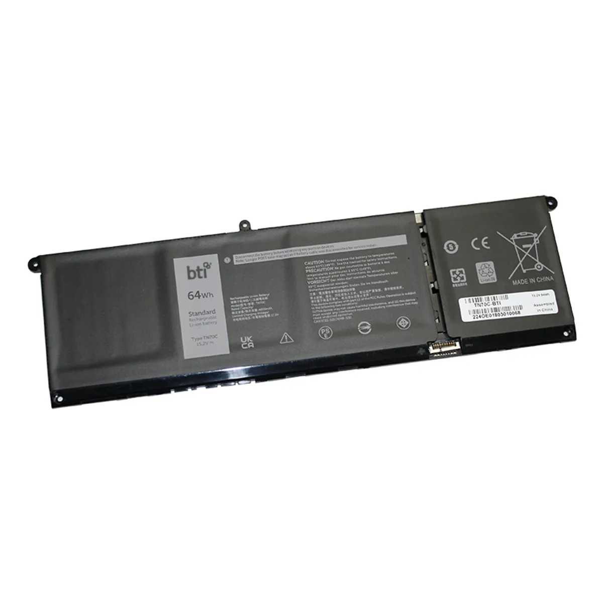 Origin storage TN70C-BTI BTI 4C BAT 14 PLUS 4000mAh 61Wh Li-ion 15.2V Fekete #1