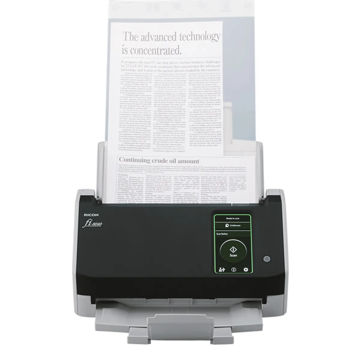 Fujitsu PA03836-B001 FI-8040 workgroup scanner 600x600 dpi A4 50 lap ADF 24 bit dual cis rgb led #1